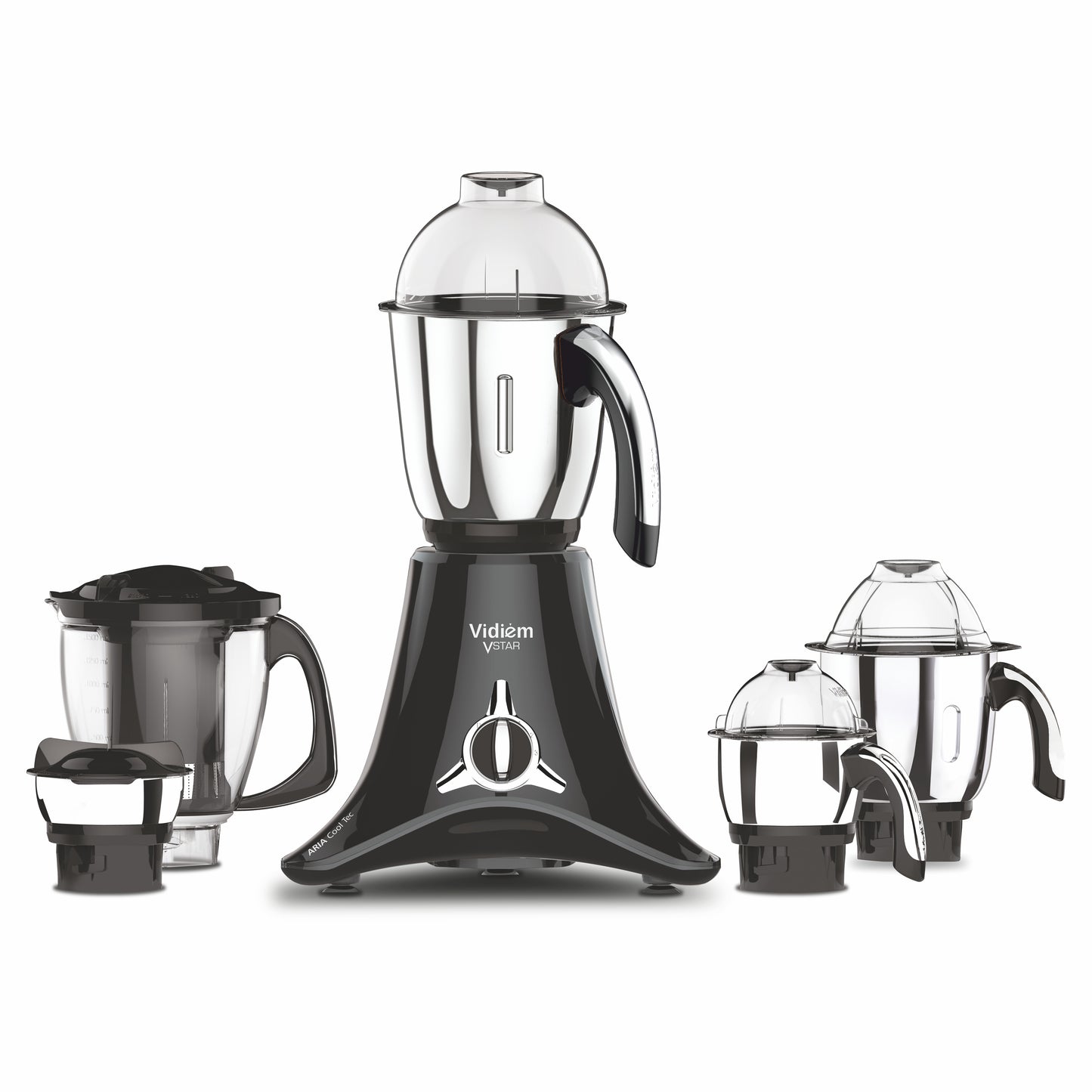 Vidiem Vstar Premium 750 Watts Mixer Grinder with UL Certified Motor – 110V with 5 Jars