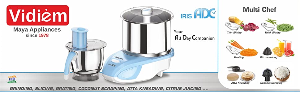 Vidiem IRIS ADC with Food Processor - 110 V